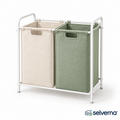 Two-Compartment Laundry Sorter