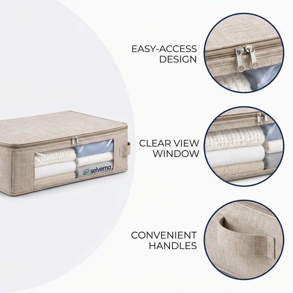 Under-Bed Laundry Storage Bag