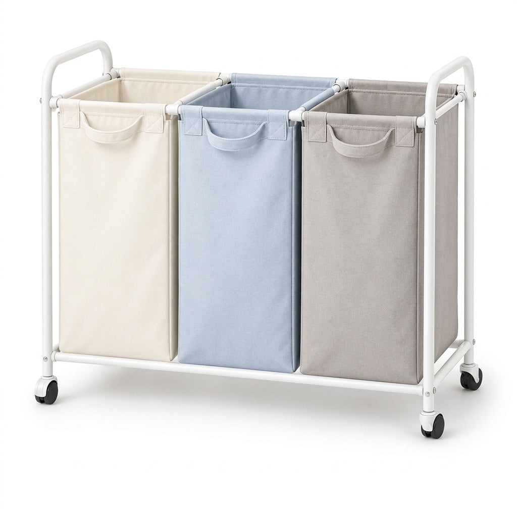Triple Laundry Sorter Hamper