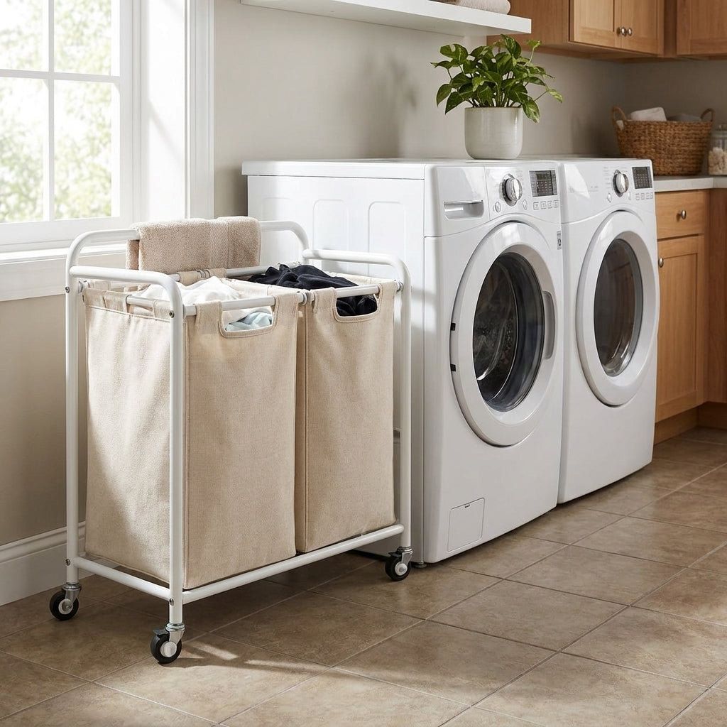 Rolling Laundry Sorter Cart